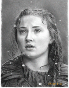 How to Shade a Face - Sansa Stark Game of Thrones RapidFireArt