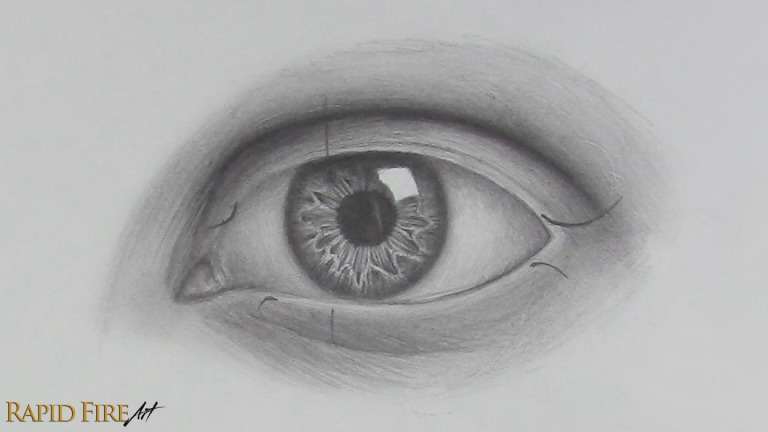 Hyper Realistic Eye Tutorial How to Draw a Hyper-Realistic Eye | RapidFireArt
