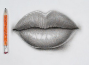How to Draw Lips Using HB Pencil RapidFireArt