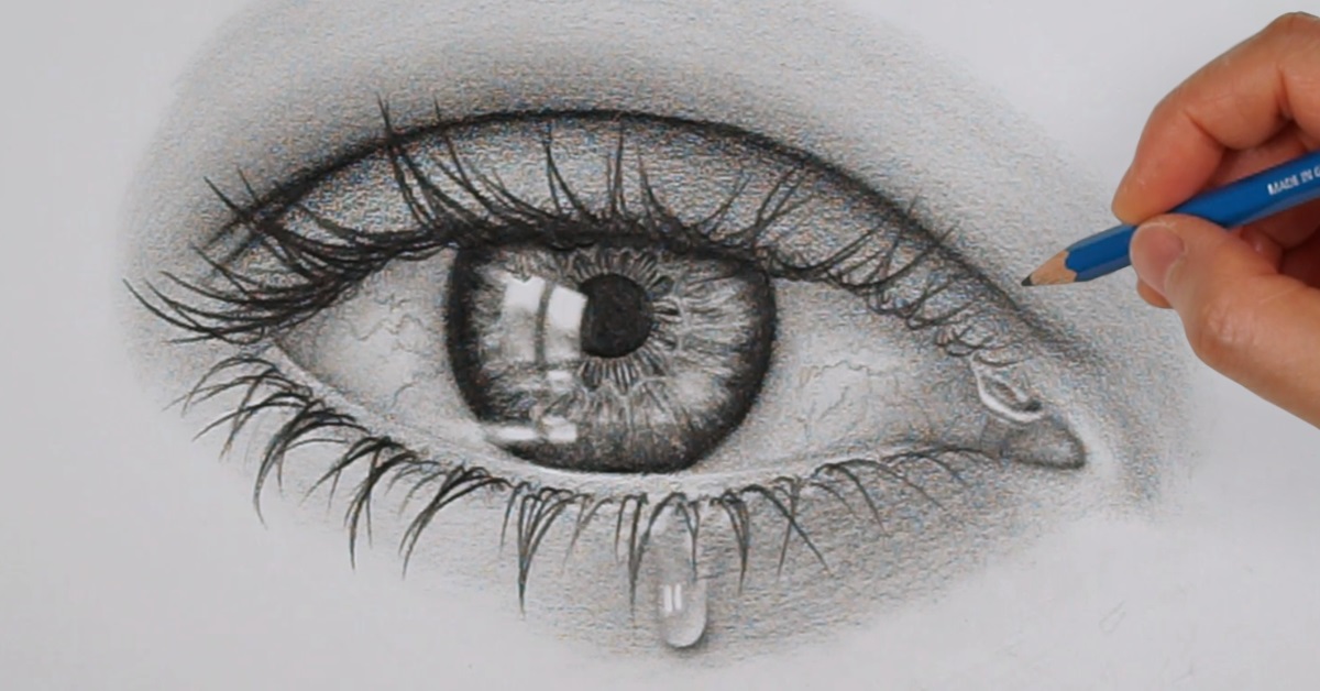 How to Draw a Teary Eye
