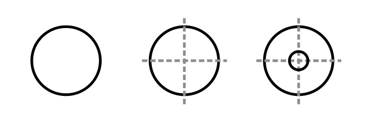 eye drawing tutorial pupil placement center guide