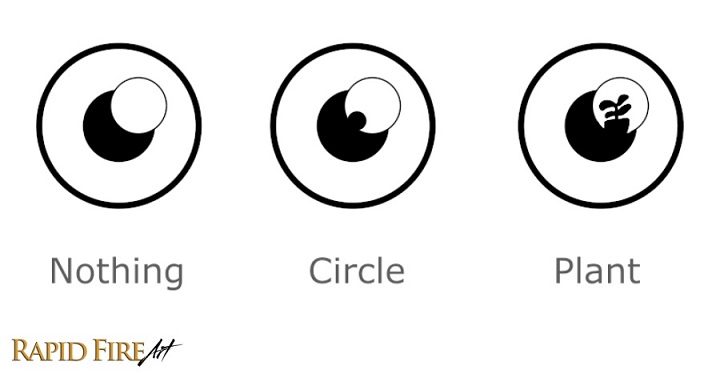 how to draw reflection obstruction in eye highlight drawing example